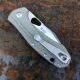 GiantMouse ACE Atelier Green Canvas Micarta Satin Elmax Folding Knife